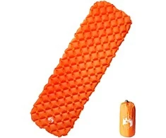 Pripučiamas stovyklavimo čiužinys, oranžinis, 190x58x6cm