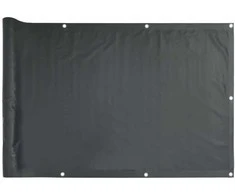 Privatumo suteikianti pertvara, antracito, 500x75cm, PVC