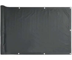 Privatumo suteikianti pertvara, antracito, 400x120cm, PVC