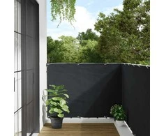 Privatumo suteikianti pertvara, antracito, 600x120cm, PVC