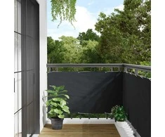 Privatumo suteikianti pertvara, antracito, 400x75cm, PVC
