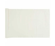 Privatumo suteikianti balkono pertvara, balta, 600x120cm, PVC