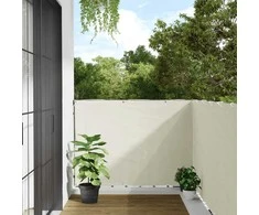 Privatumo suteikianti balkono pertvara, balta, 800x120cm, PVC