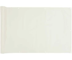 Privatumo suteikianti balkono pertvara, balta, 300x120cm, PVC
