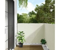 Privatumo suteikianti balkono pertvara, balta, 300x120cm, PVC