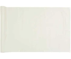 Privatumo suteikianti sodo pertvara, balta, 1000x120m, PVC