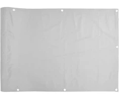 Privatumo suteikianti balkono pertvara, pilka, 500x120cm, PVC