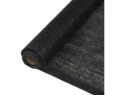 Privatumo suteikiantis tinklelis, juodas, 2x25 m, HDPE