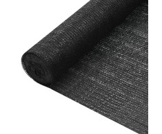 Privatumo suteikiantis tinklelis, juodas, 1,2x10m, HDPE, 75g/m²