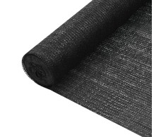 Privatumo suteikiantis tinklelis, juodas, 1x25m, HDPE, 75g/m²