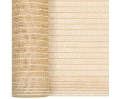 Privatumo suteikiantis tinklelis, smėlio, 1x25m, HDPE, 75g/m²