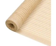 Privatumo suteikiantis tinklelis, smėlio, 1x25m, HDPE, 75g/m²