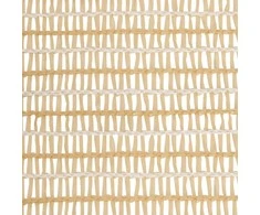 Privatumo suteikiantis tinklelis, smėlio, 1,5x25m, HDPE, 75g/m²