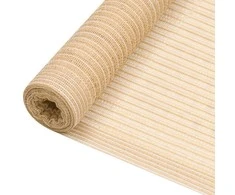 Privatumo suteikiantis tinklelis, smėlio, 1,5x50m, HDPE, 75g/m²
