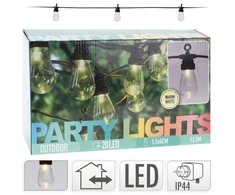 ProGarden LED vakarėlių apšvietimo rinkinys, 20 lempučių, 4,5 V