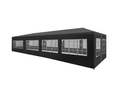 Proginė palapinė, antracito spalvos, 3x12 m