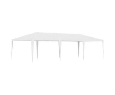Proginė palapinė, baltos spalvos, 4x9m