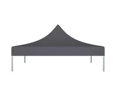 Proginės palapinės stogas, antracito spalvos, 2x2m, 270 g/m²