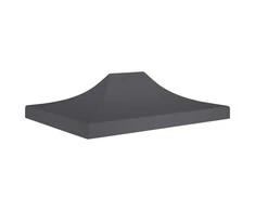 Proginės palapinės stogas, antracito spalvos, 4x3m, 270 g/m²