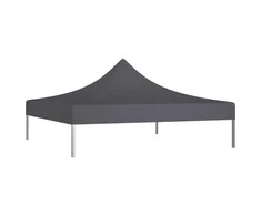 Proginės palapinės stogas, antracito spalvos, 2x2m, 270 g/m²
