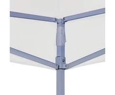Proginės palapinės stogas, baltos spalvos, 4,5x3m, 270 g/m²