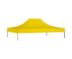 Proginės palapinės stogas, geltonos spalvos, 4,5x3m, 270 g/m²