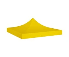 Proginės palapinės stogas, geltonos spalvos, 2x2m, 270 g/m²