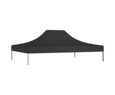 Proginės palapinės stogas, juodos spalvos, 4,5x3m, 270 g/m²