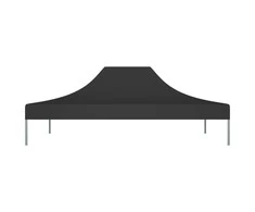 Proginės palapinės stogas, juodos spalvos, 4,5x3m, 270 g/m²