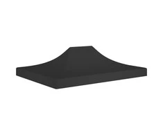 Proginės palapinės stogas, juodos spalvos, 4,5x3m, 270 g/m²