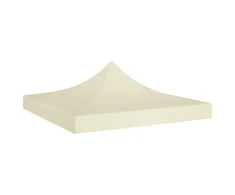 Proginės palapinės stogas, kreminės spalvos, 2x2m, 270 g/m²