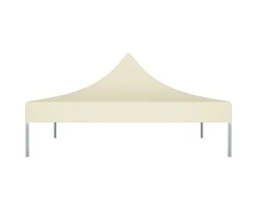 Proginės palapinės stogas, kreminės spalvos, 2x2m, 270 g/m²