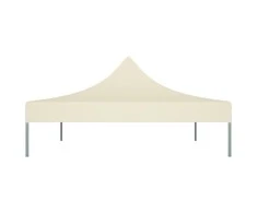 Proginės palapinės stogas, kreminės spalvos, 4,5x3m, 270 g/m²