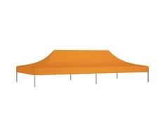 Proginės palapinės stogas, oranžinės spalvos, 6x3m, 270 g/m²