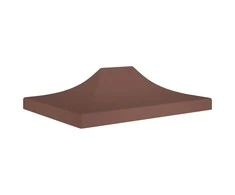Proginės palapinės stogas, rudos spalvos, 4x3m, 270 g/m²
