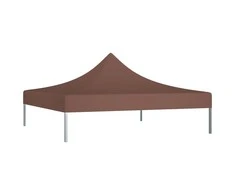 Proginės palapinės stogas, rudos spalvos, 2x2m, 270 g/m²