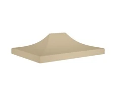 Proginės palapinės stogas, smėlio spalvos, 4,5x3m, 270 g/m²
