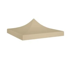 Proginės palapinės stogas, smėlio spalvos, 2x2m, 270 g/m²