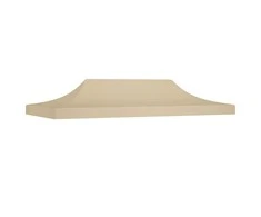 Proginės palapinės stogas, smėlio spalvos, 6x3m, 270 g/m²