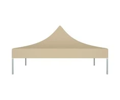 Proginės palapinės stogas, smėlio spalvos, 3x3m, 270 g/m²