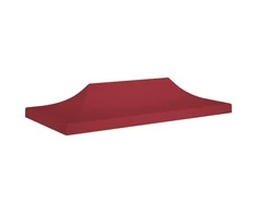 Proginės palapinės stogas, tamsiai raudonas, 6x3m, 270 g/m²