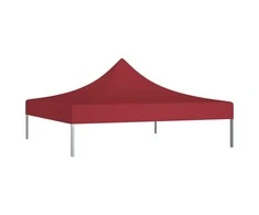 Proginės palapinės stogas, tamsiai raudonas, 2x2m, 270 g/m²
