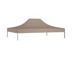 Proginės palapinės stogas, taupe spalvos, 4x3m, 270 g/m²