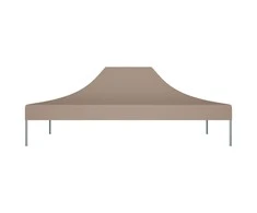 Proginės palapinės stogas, taupe spalvos, 4,5x3m, 270 g/m²