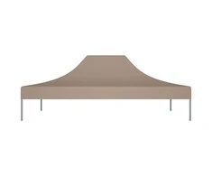 Proginės palapinės stogas, taupe spalvos, 4x3m, 270 g/m²