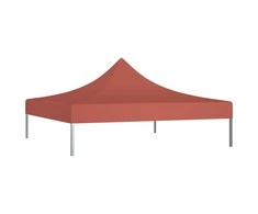 Proginės palapinės stogas, terakota spalvos, 2x2m, 270 g/m²