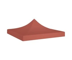 Proginės palapinės stogas, terakota spalvos, 3x3m, 270 g/m²