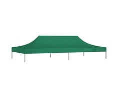 Proginės palapinės stogas, žalios spalvos, 6x3m, 270 g/m²