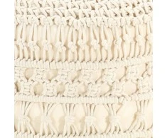 Pufas, 45x30cm, medvilnė, makrama dizaino, rankų darbo