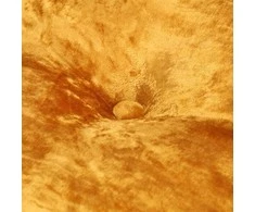 Pufas, garstyčių spalvos, 40x20cm, aksomas, apskritas
